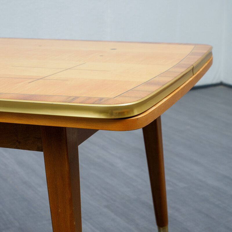 Vintage coffee table , adjustable and extendable, 1950s