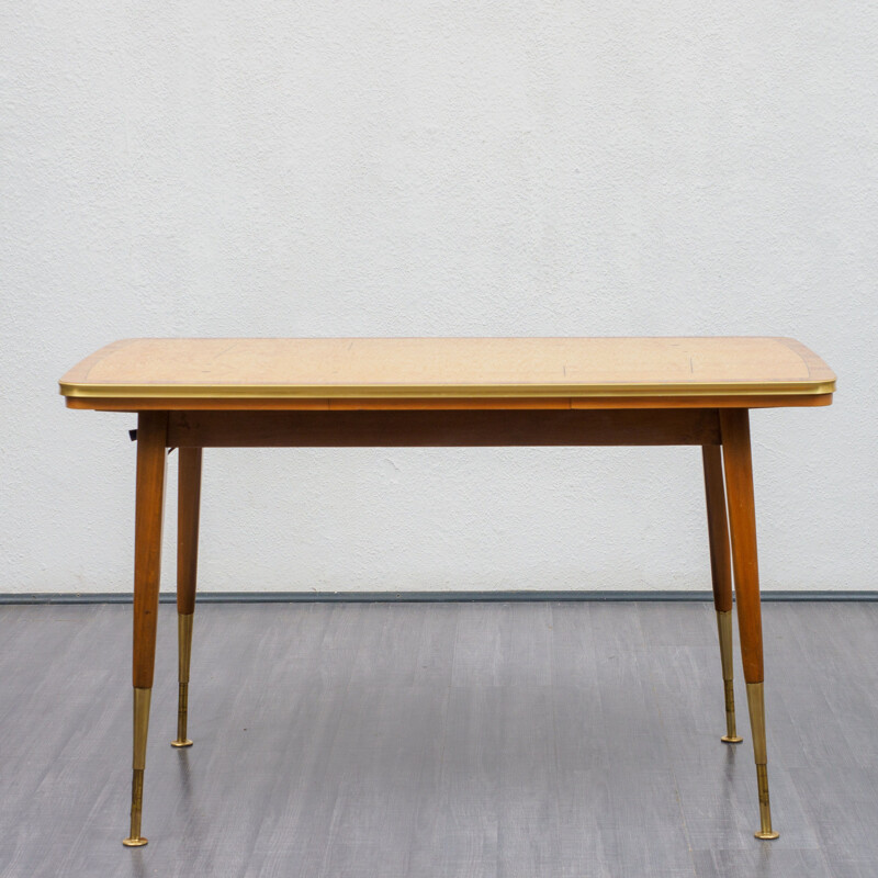 Vintage coffee table , adjustable and extendable, 1950s