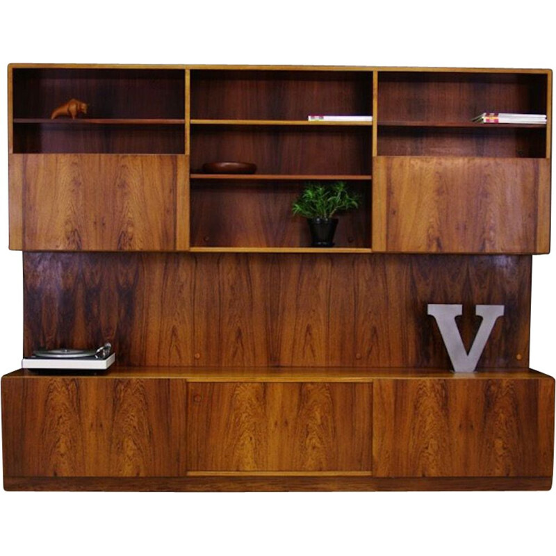 Vintage wall system by Ib Kofod Larsen in rosewood 