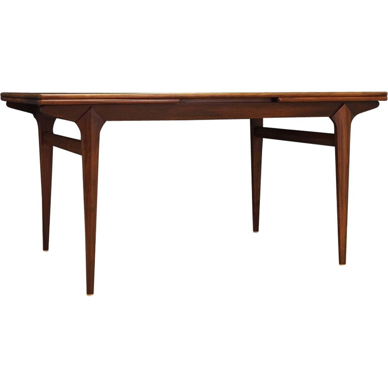 Vintage extentible rosewood dining table, 1960-1970s