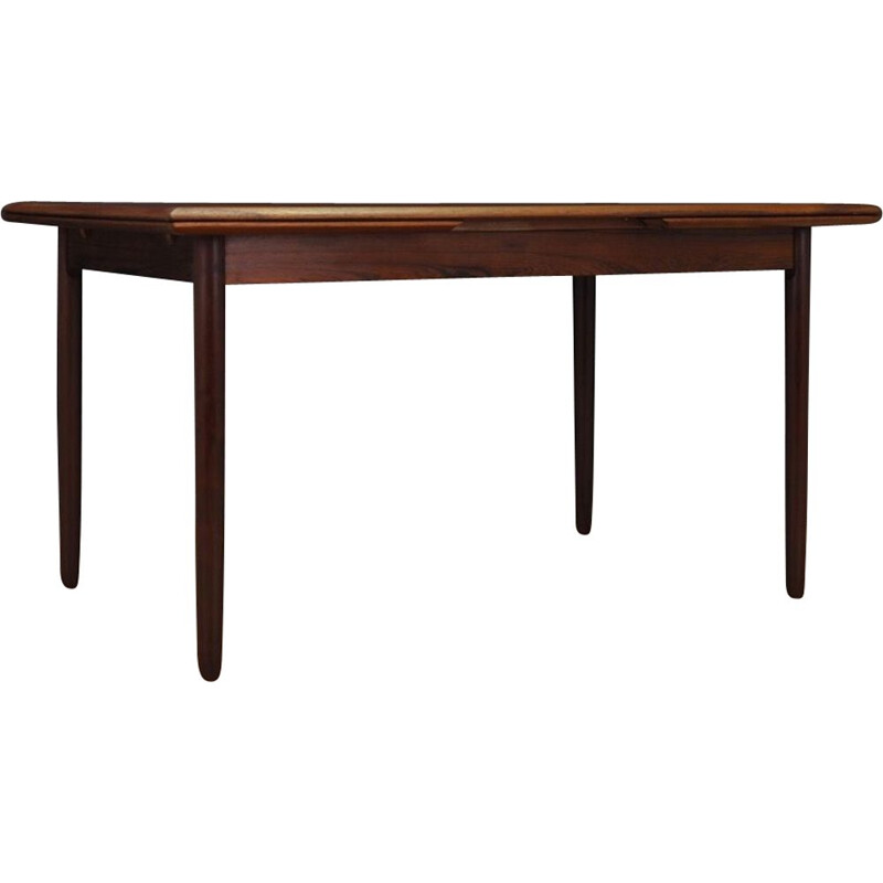 Vintage danish rosewood dining table, 1960