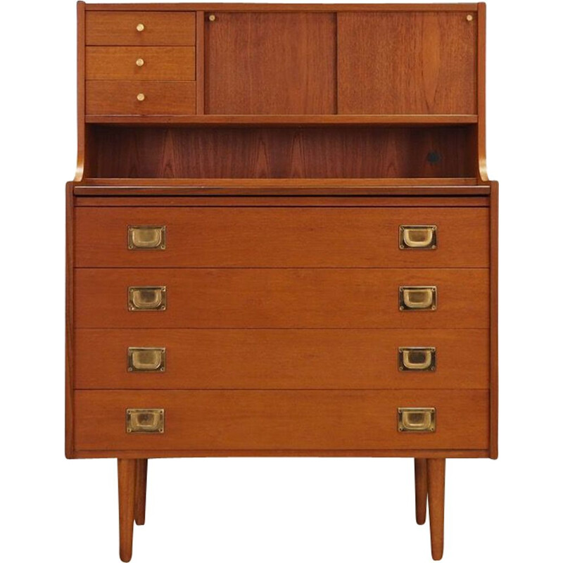 Vintage scandinavian teak secretary, 1970