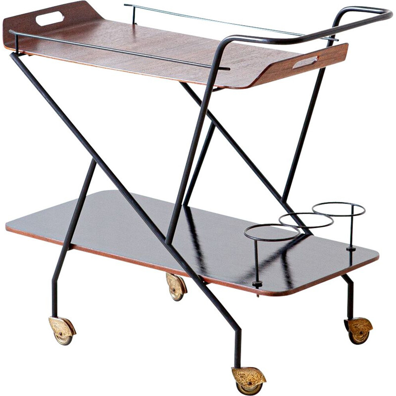 Vintage Italian Bar Cart, 1950s