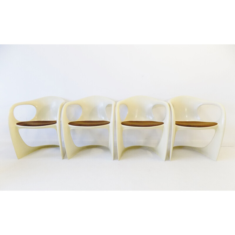 Set of 4 vintage dining chairs Casalino by Alexander Begge
