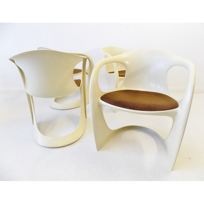 Set of 4 vintage dining chairs Casalino by Alexander Begge