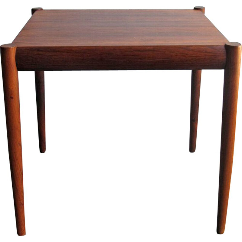 Vintage rosewood side table, Denmark, 1950s