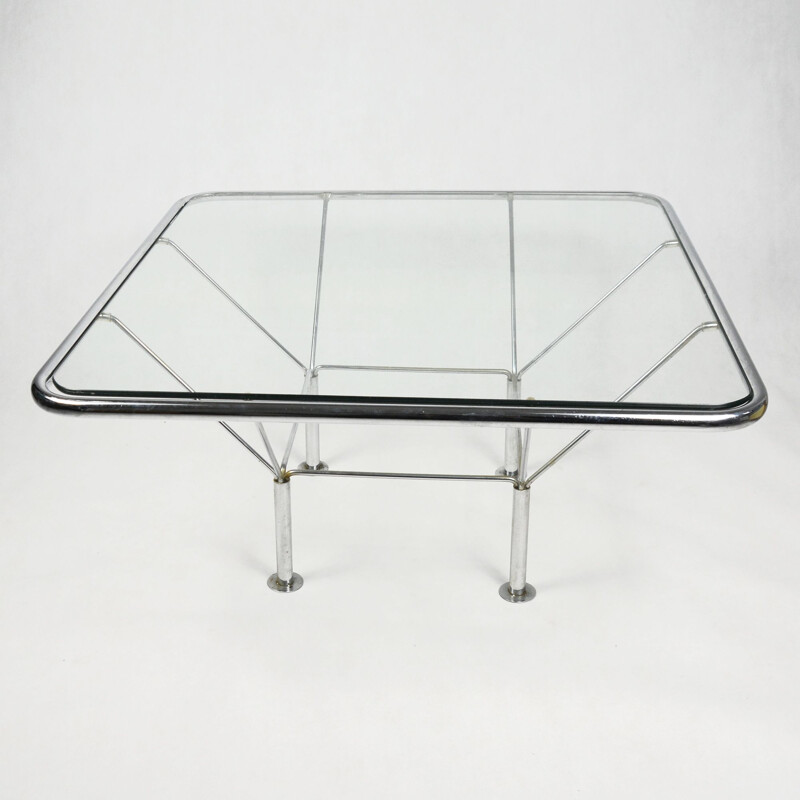 Vintage modernist table from F. Hansen, Denmark, 1970s