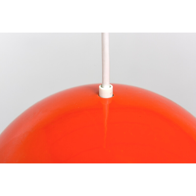 Suspension scandinave "Flowerpot" Louis Poulsen rouge, Verner PANTON - 1969