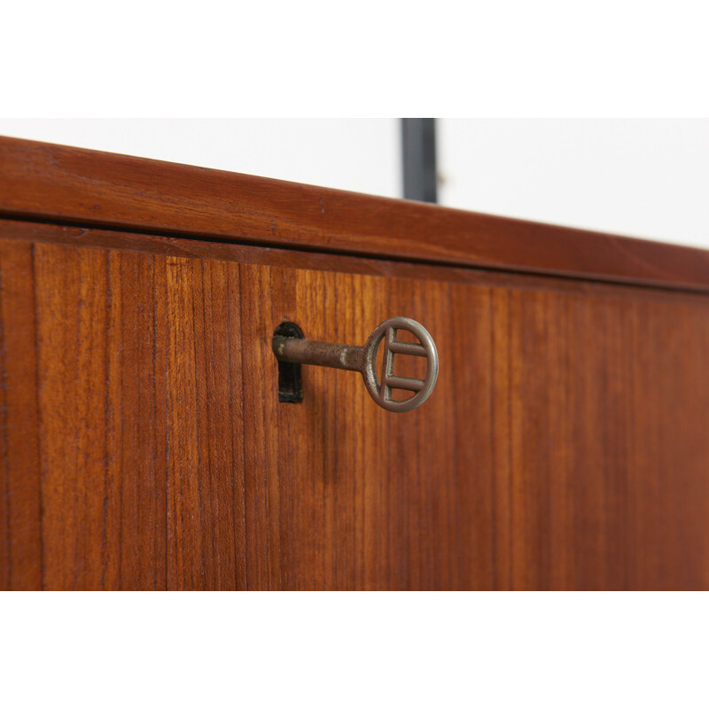 Vintage teak wall unit by Kai Kristiansen by FM