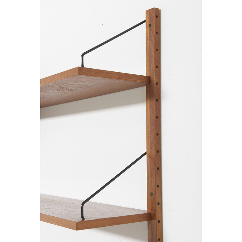 Vintage teak wall shelf by Poul Cadovius