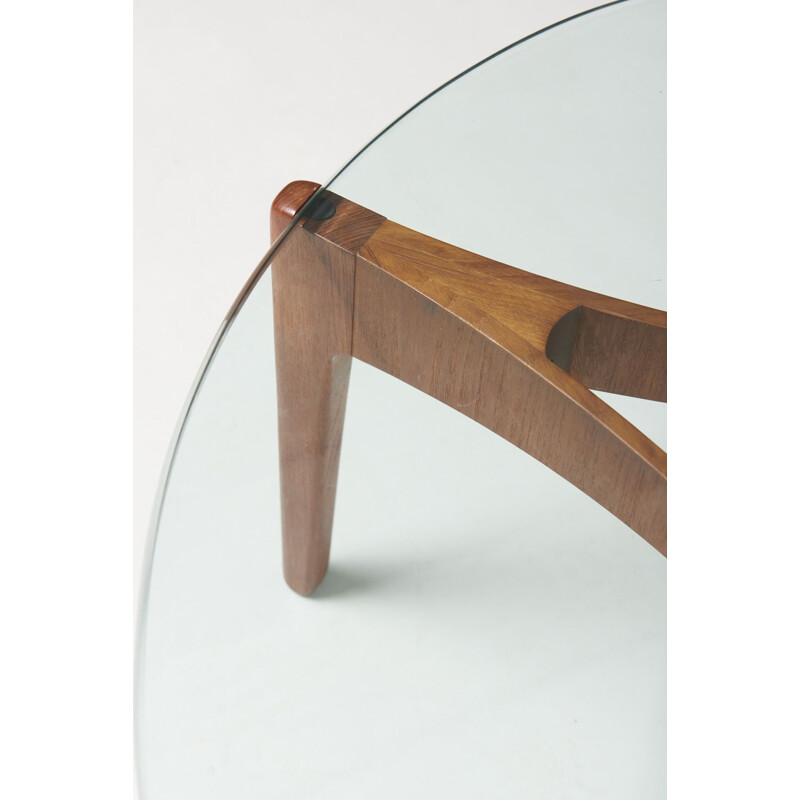 Vintage tripod coffee table by Sven Ellekaer for Christian Linneberg