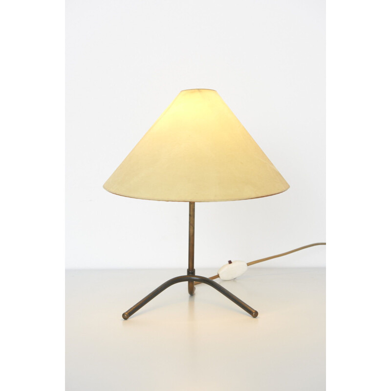 Vintage tripod table lamp, 1950s