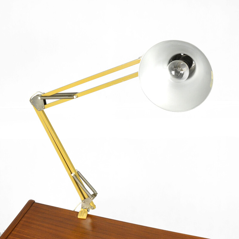Lampe de bureau vintage en métal de Maxam, Danemark, 1970