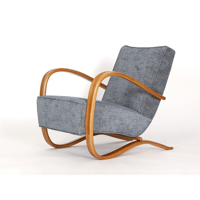 Vintage Lounge Chair H 269 by Jindřich Halabala for UP Závody, 1930s