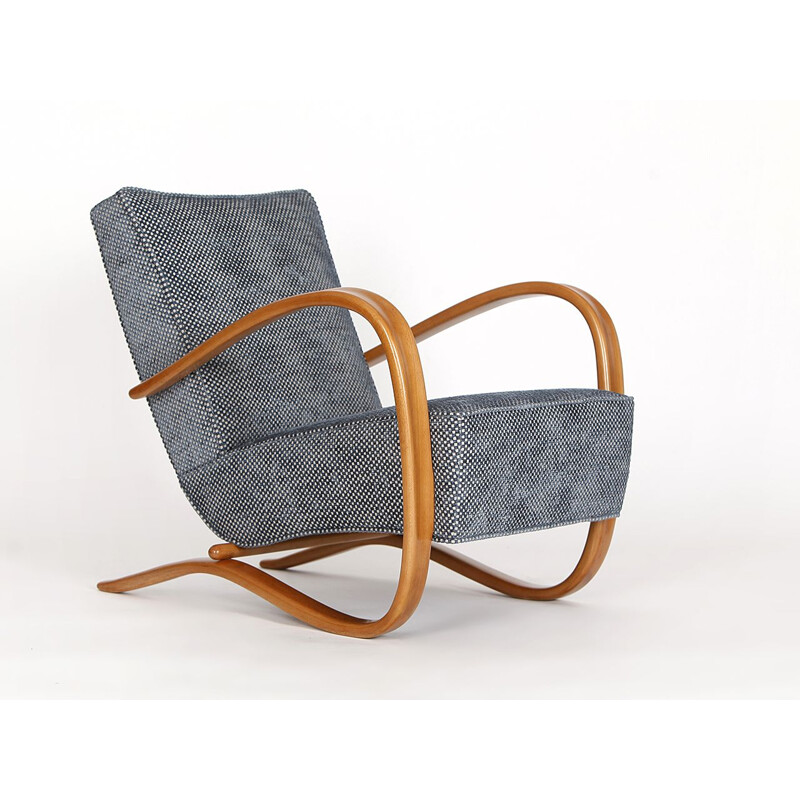 Vintage Lounge Chair H 269 by Jindřich Halabala for UP Závody, 1930s