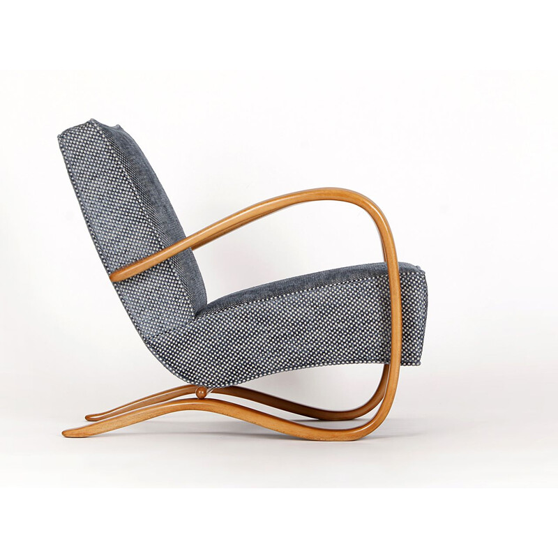 Vintage Lounge Chair H 269 by Jindřich Halabala for UP Závody, 1930s