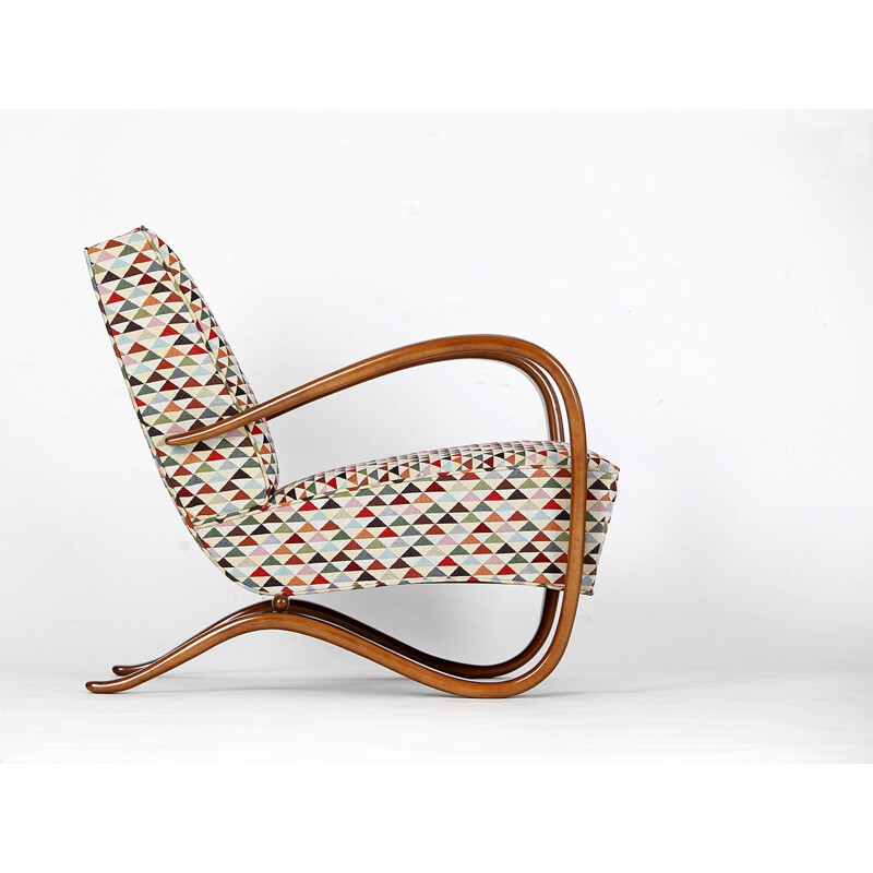 Vintage Lounge Chair H 269 by Jindřich Halabala for UP Závody, 1930s