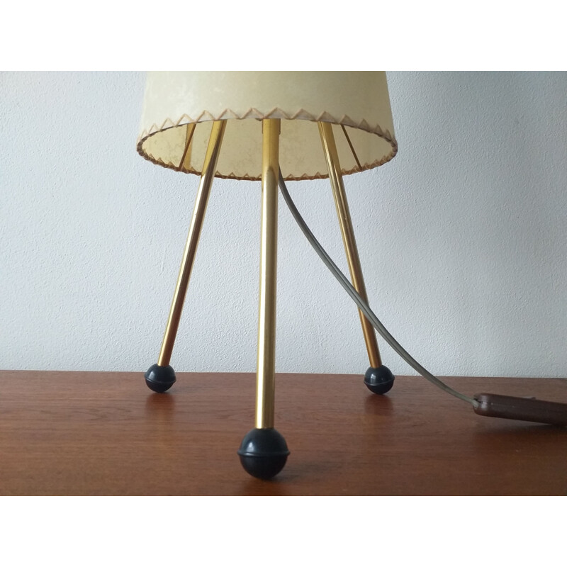 Lampe de table tripode vintage, Allemagne, 1960