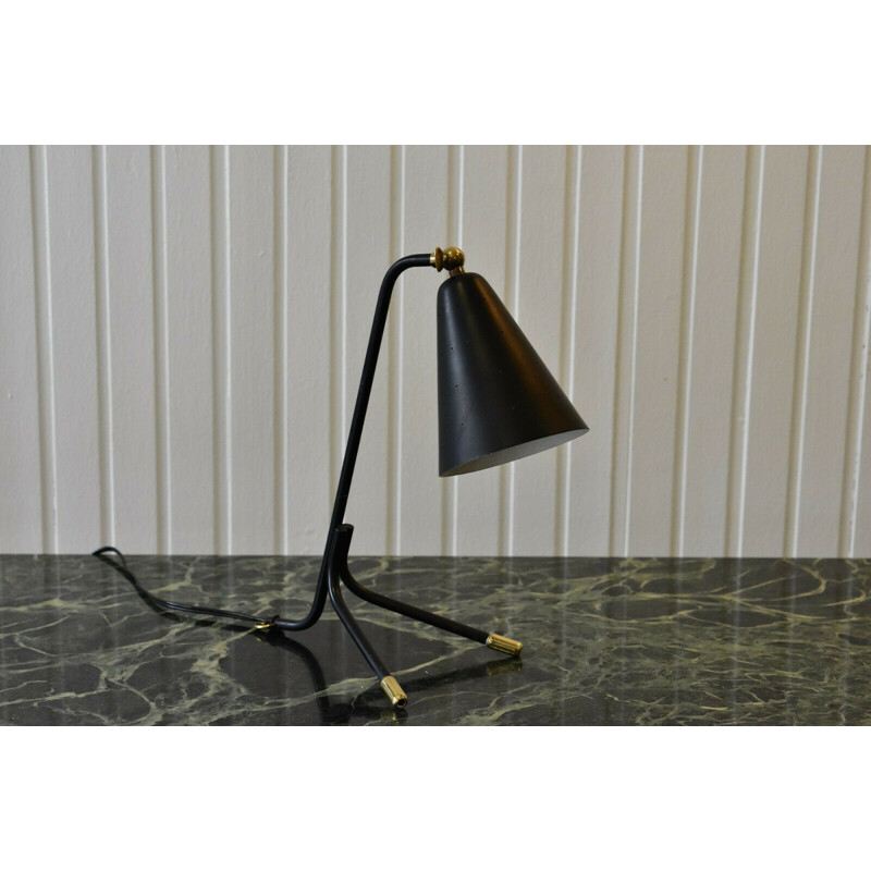 Vintage table lamp by Svend Aage Holm Sørensen, Denmark, 1950s