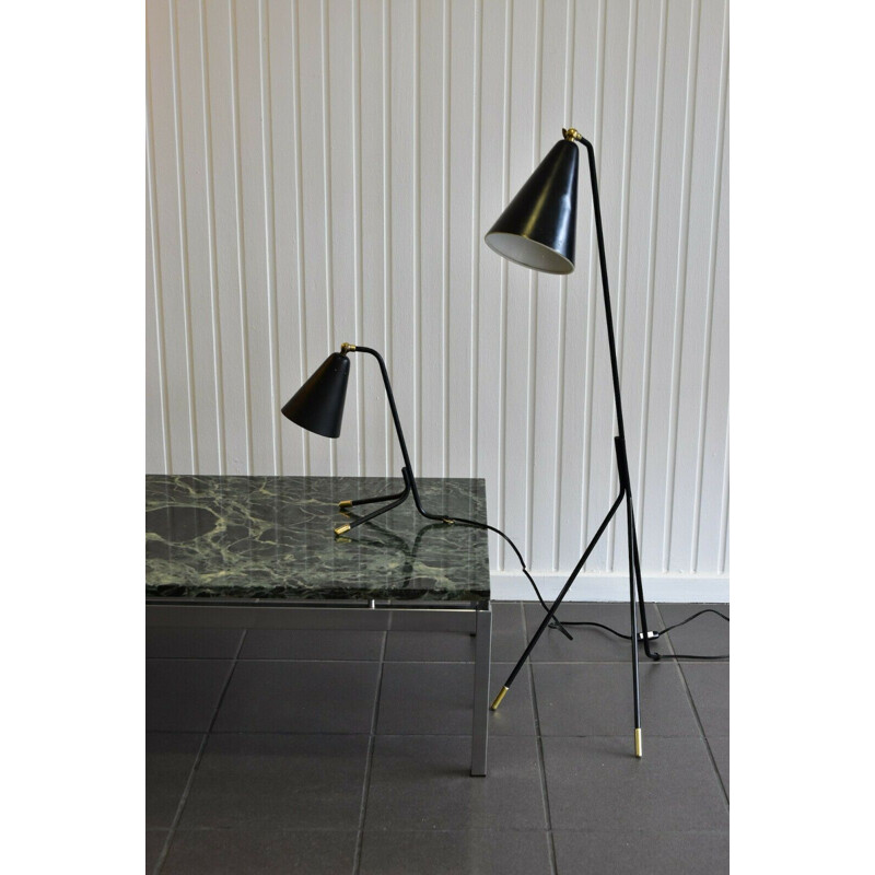 Vintage table lamp by Svend Aage Holm Sørensen, Denmark, 1950s