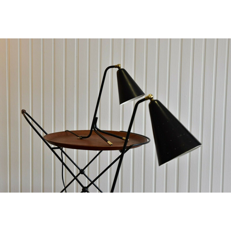 Vintage table lamp by Svend Aage Holm Sørensen, Denmark, 1950s