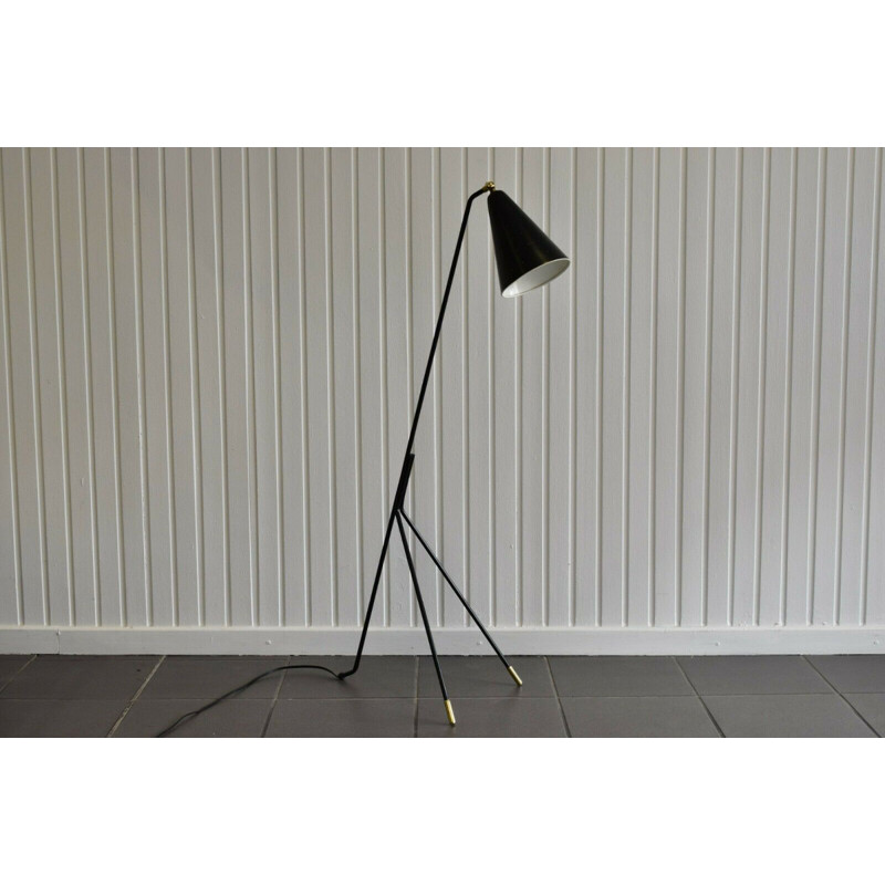 Vintage floorlamp by Svend Aage Holm Sørensen, Denmark, 1950s