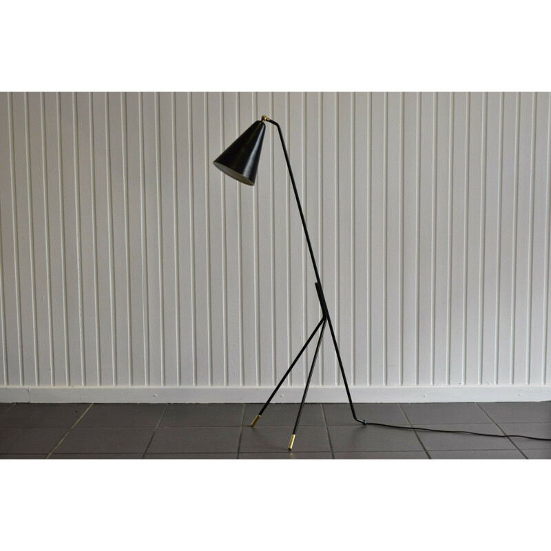 Vintage floorlamp by Svend Aage Holm Sørensen, Denmark, 1950s