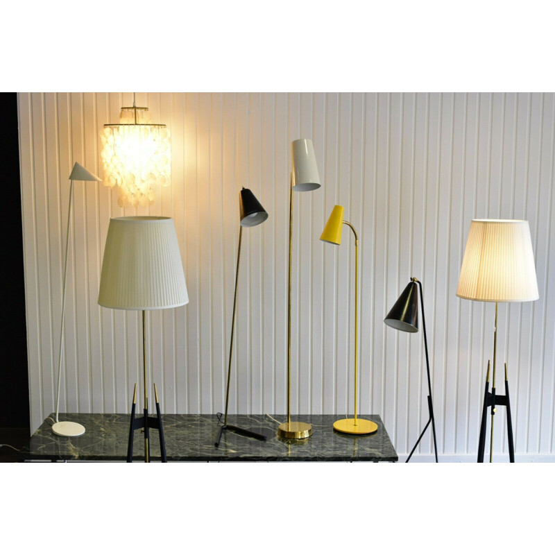 Vintage floorlamp by Svend Aage Holm Sørensen, Denmark, 1950s