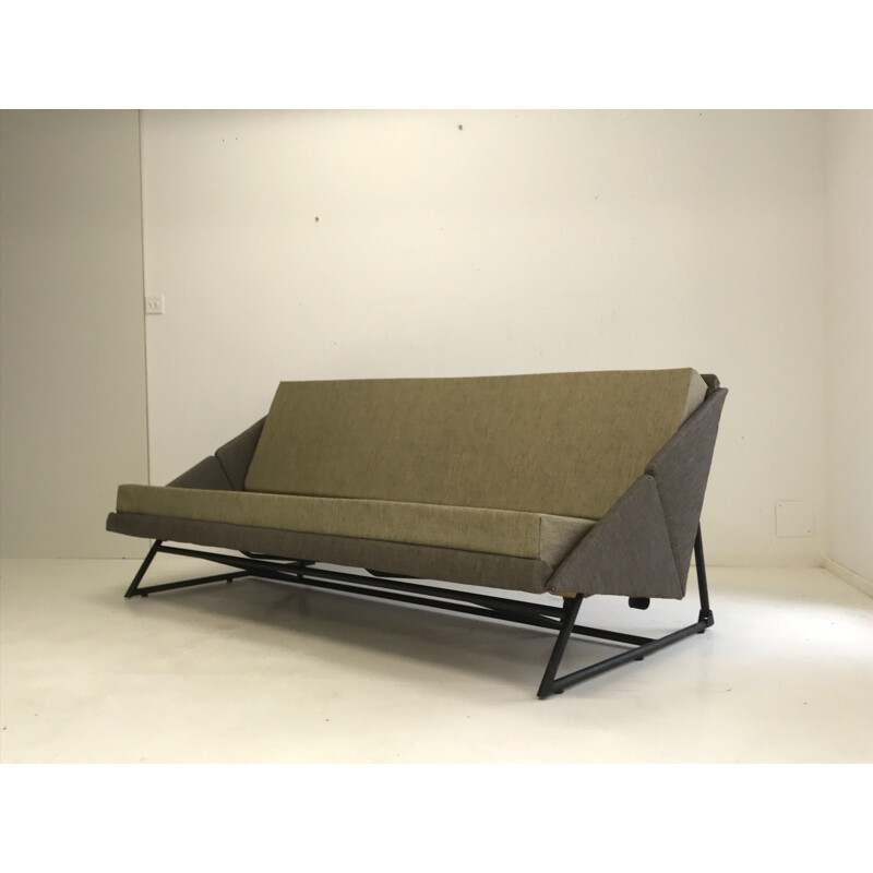 Vintage convertible sofa by Louis Paolozzi for ZOL, 1950s