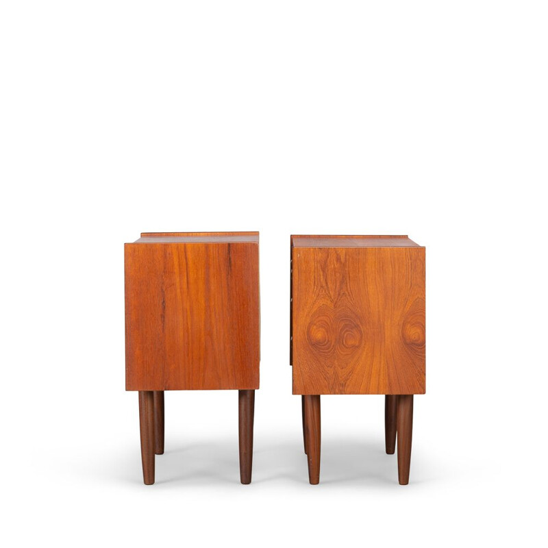 Set of 2 vintage teak nightstand from Esbjerg Møbelfabrik, 1960s