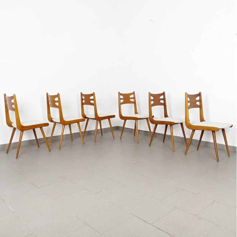 Set of vintage dining chairs, 1960s