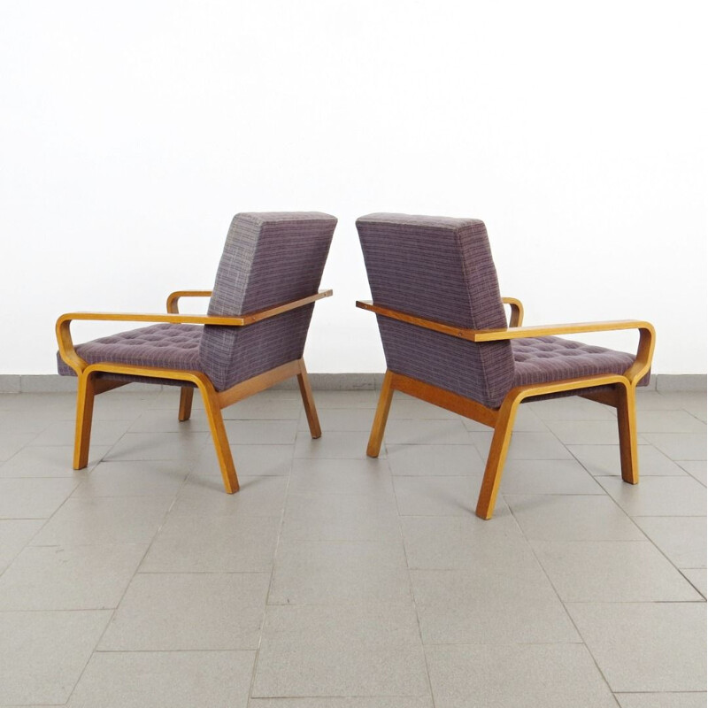 Ensemble de fauteuils vintage de Ludvik Volak, 1970