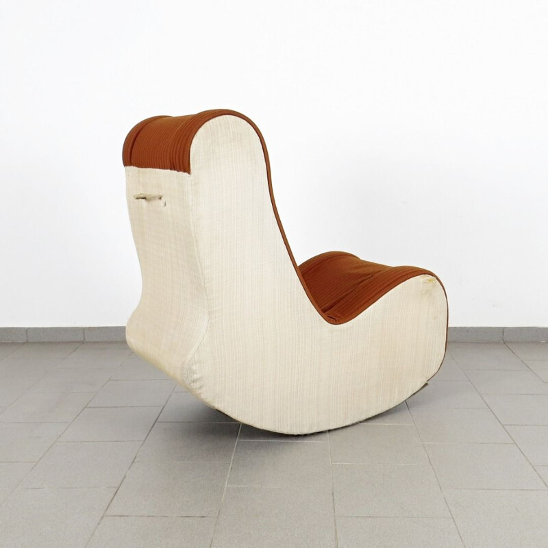 Vintage rocking chair, Czechoslovakia, 1960