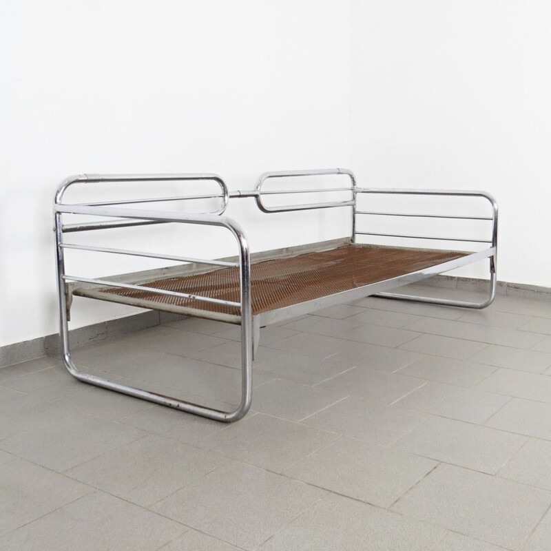 Vintage tubular sofa, Czechoslovakia, 1930