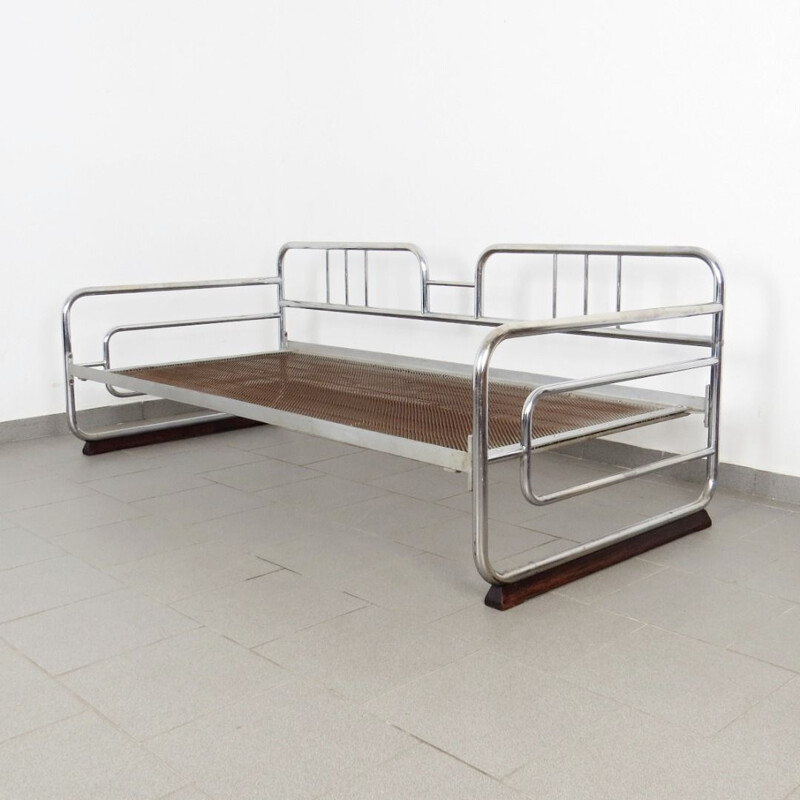 Vintage tubular sofa, Czechoslovakia, 1930