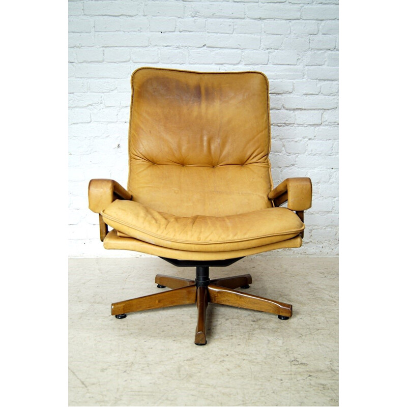 Vintage "King Chair" by André Vandenbeuck for Strässle, 1970s 