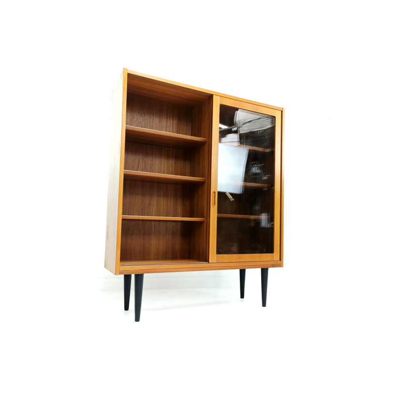 Vintage Danish Hundevad teak bookcase 1970s