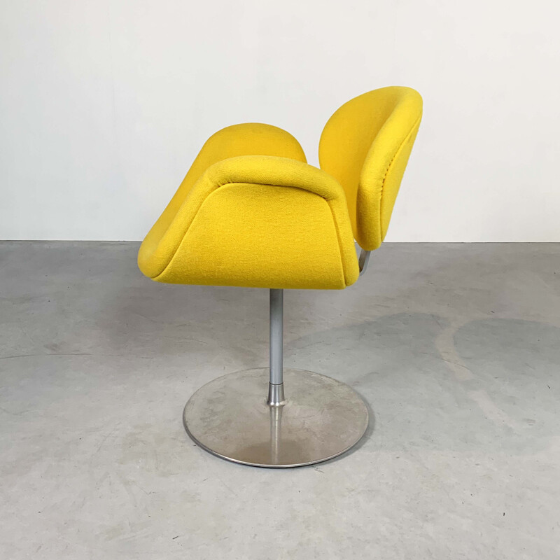 Vintage yellow Tulip chair by Pierre Paulin for Artifort, 1970s