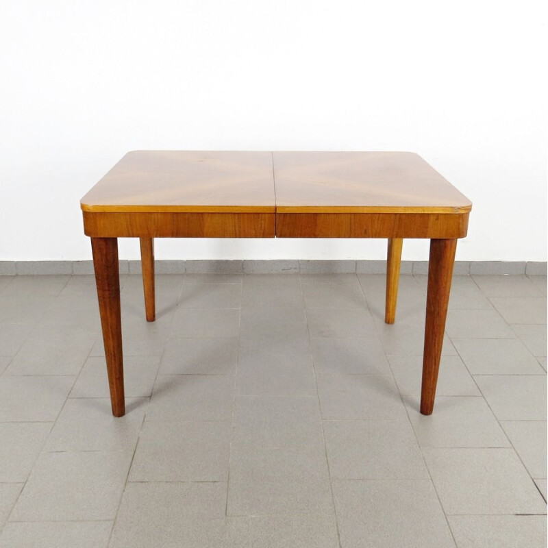 Vintage folding dining table  by Jindrich Halabala, 1940