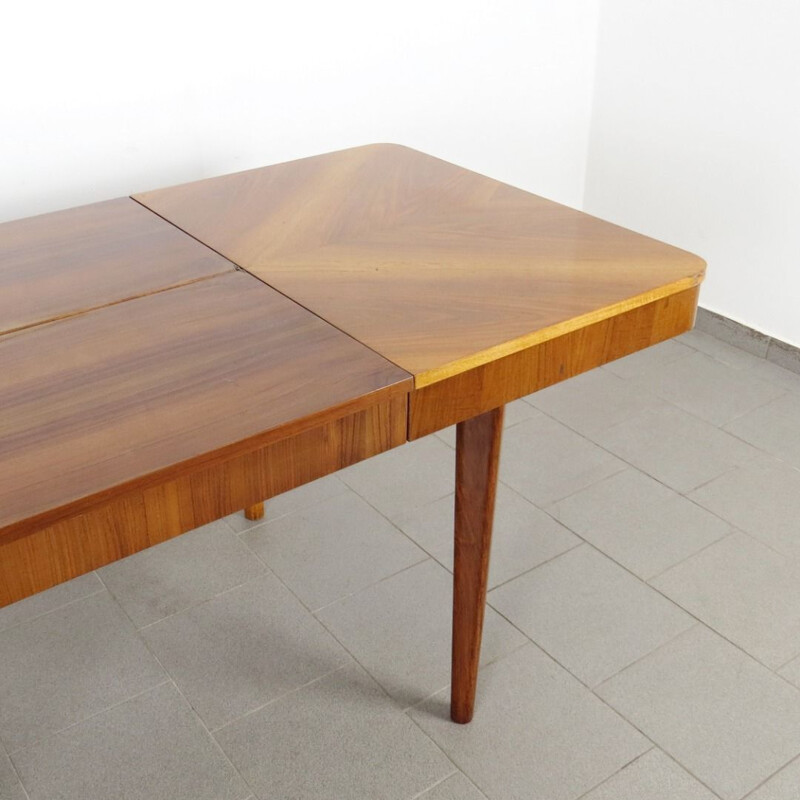 Vintage folding dining table  by Jindrich Halabala, 1940