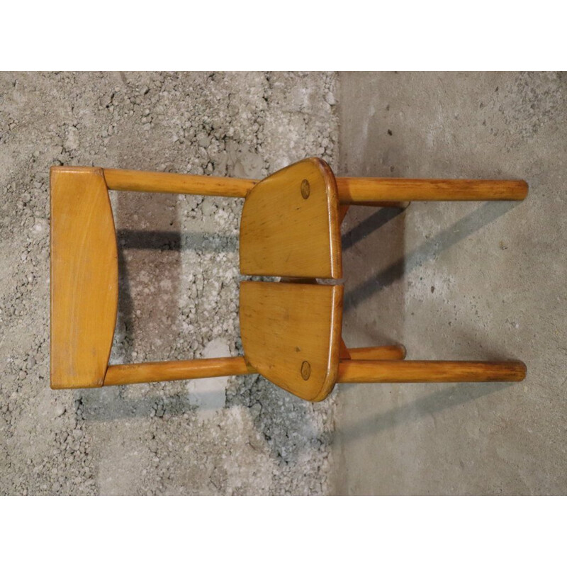 Chaise vintage "Grain de café" de Pierre Gautier Delaye, 1960