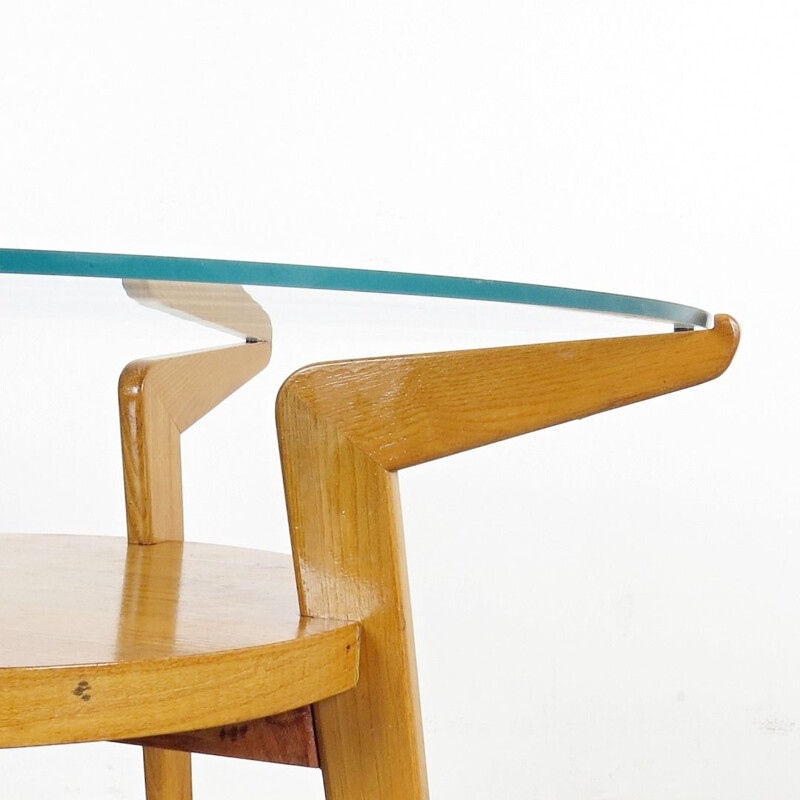 Table d'appoint vintage de Jitona, Tchécoslovaquie, 1960