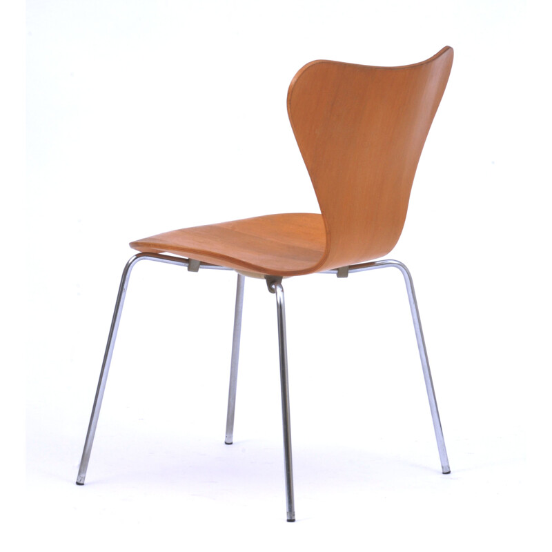 Set of 6 vintage Butterfly chairs series 7 by Arne Jacobsen