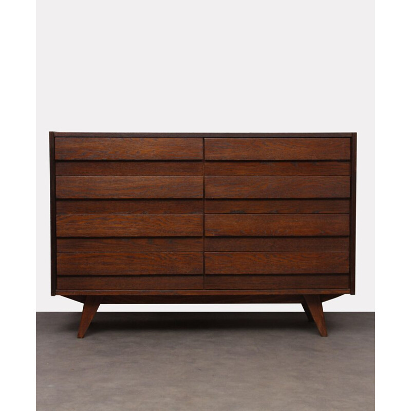 Vintage sideboard, model U-453, published by Interier Praha, 1960