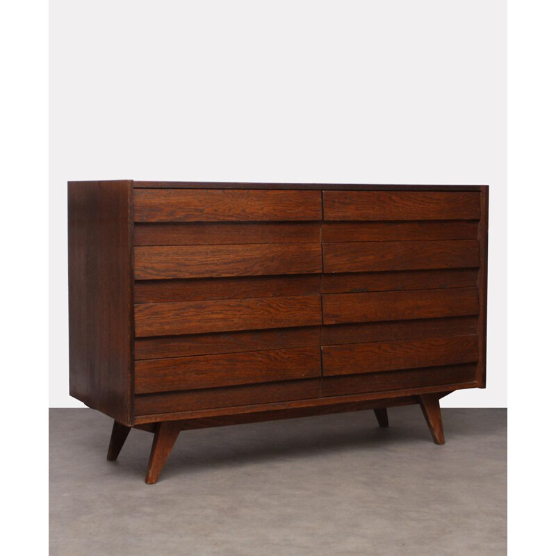 Vintage sideboard, model U-453, published by Interier Praha, 1960