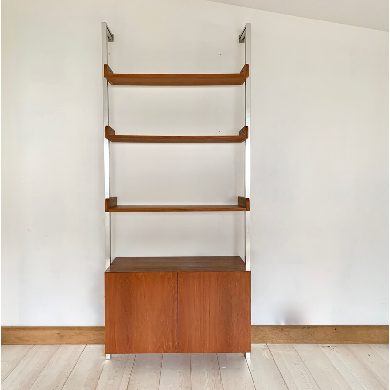 Teak shelving system by Ligne Roset, 1970