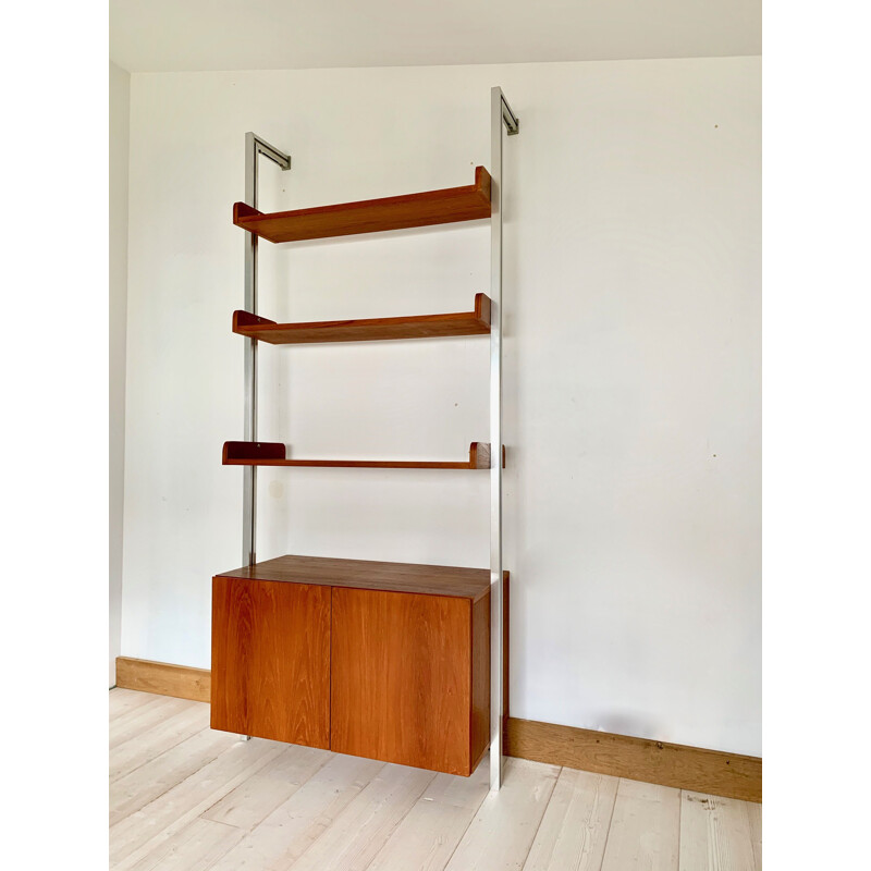 Teak shelving system by Ligne Roset, 1970