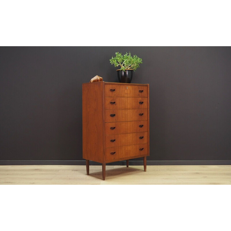 Vintage chest of drawers in teak by P. Westergaard Mobelfabrik, 1960-1970