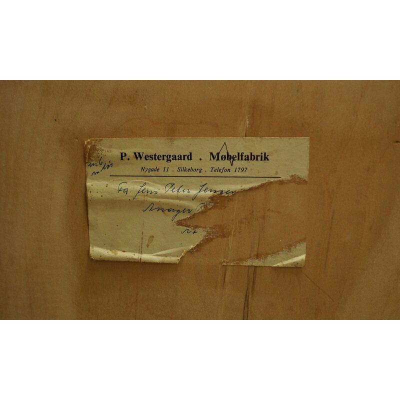 Vintage chest of drawers in teak by P. Westergaard Mobelfabrik, 1960-1970