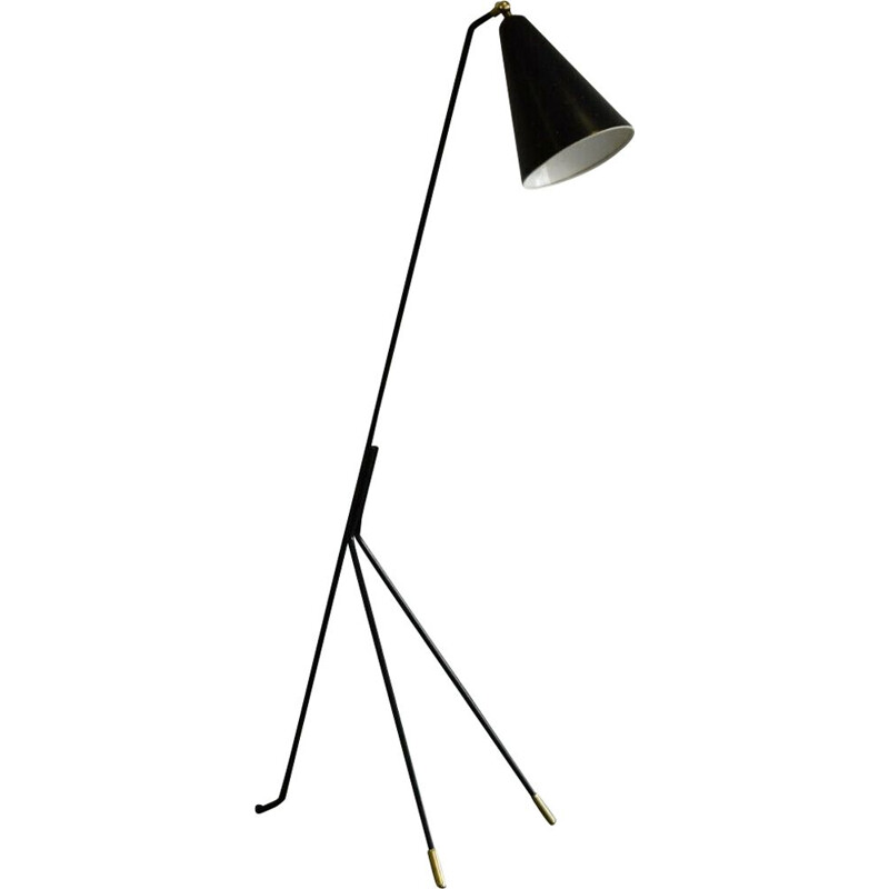 Vintage floorlamp by Svend Aage Holm Sørensen, Denmark, 1950s